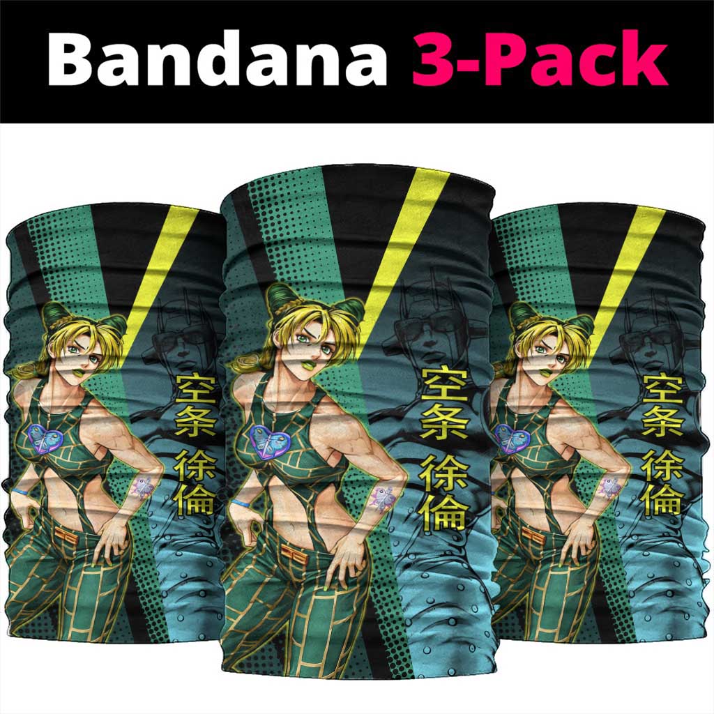 Jolyne Cujoh JoJo’s Bizarre Adventure Neck Gaiter with Stone Free Stand - The Mazicc