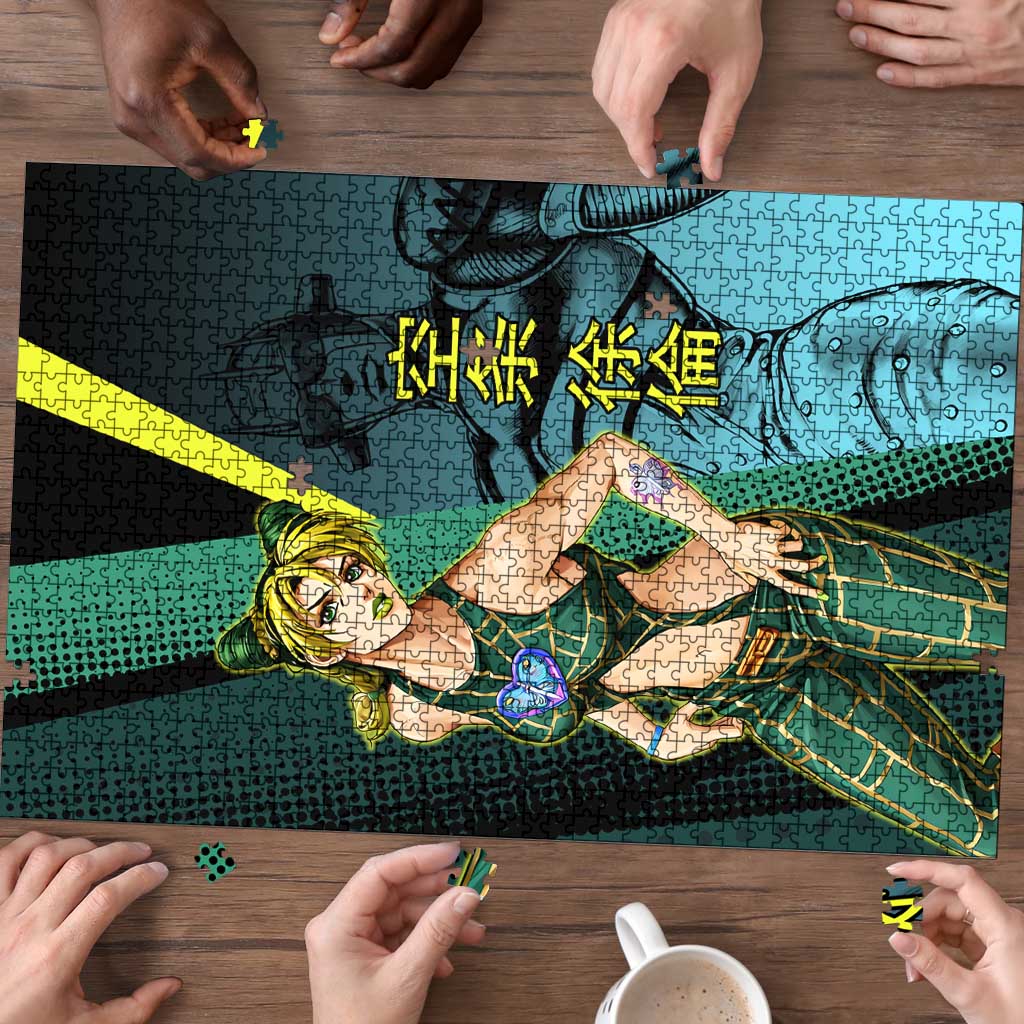 Jolyne Cujoh JoJo’s Bizarre Adventure Puzzle with Stone Free Stand - The Mazicc