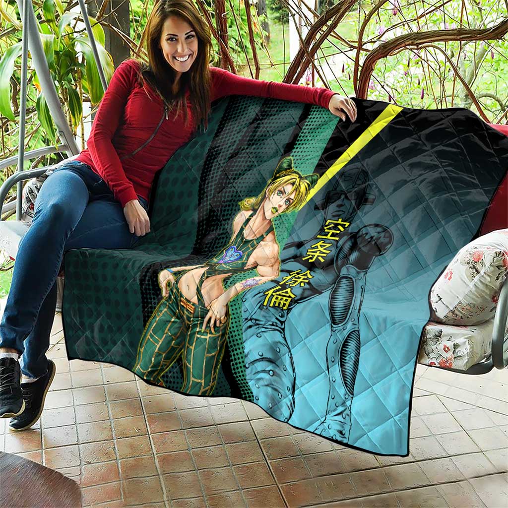 Jolyne Cujoh JoJo’s Bizarre Adventure Quilt with Stone Free Stand - The Mazicc