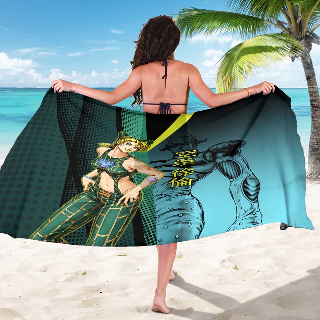 Jolyne Cujoh JoJo’s Bizarre Adventure Sarong with Stone Free Stand - The Mazicc