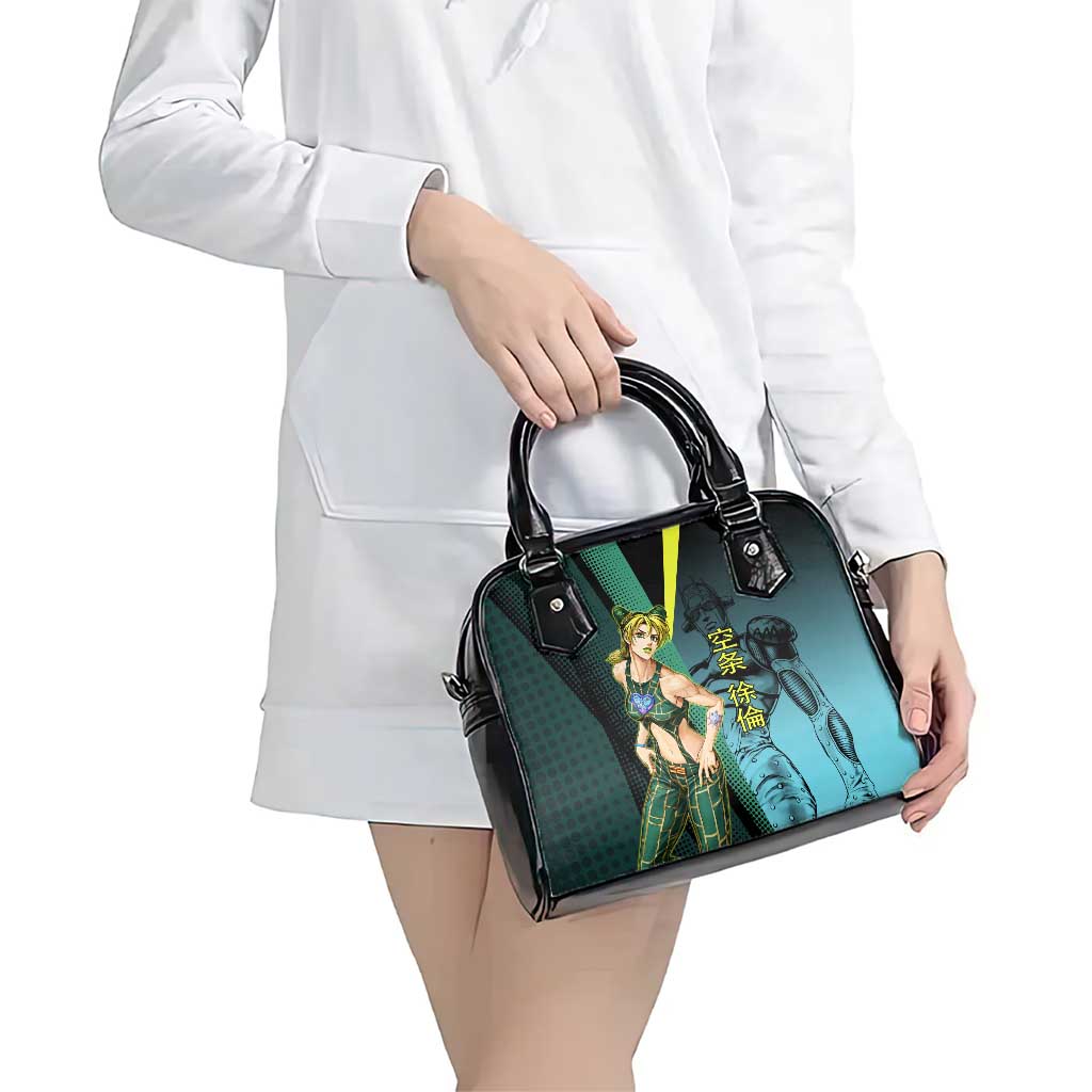 Jolyne Cujoh JoJo’s Bizarre Adventure Shoulder Handbag with Stone Free Stand - The Mazicc