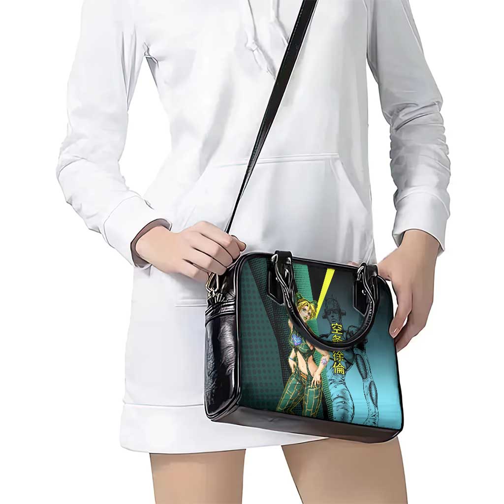 Jolyne Cujoh JoJo’s Bizarre Adventure Shoulder Handbag with Stone Free Stand - The Mazicc