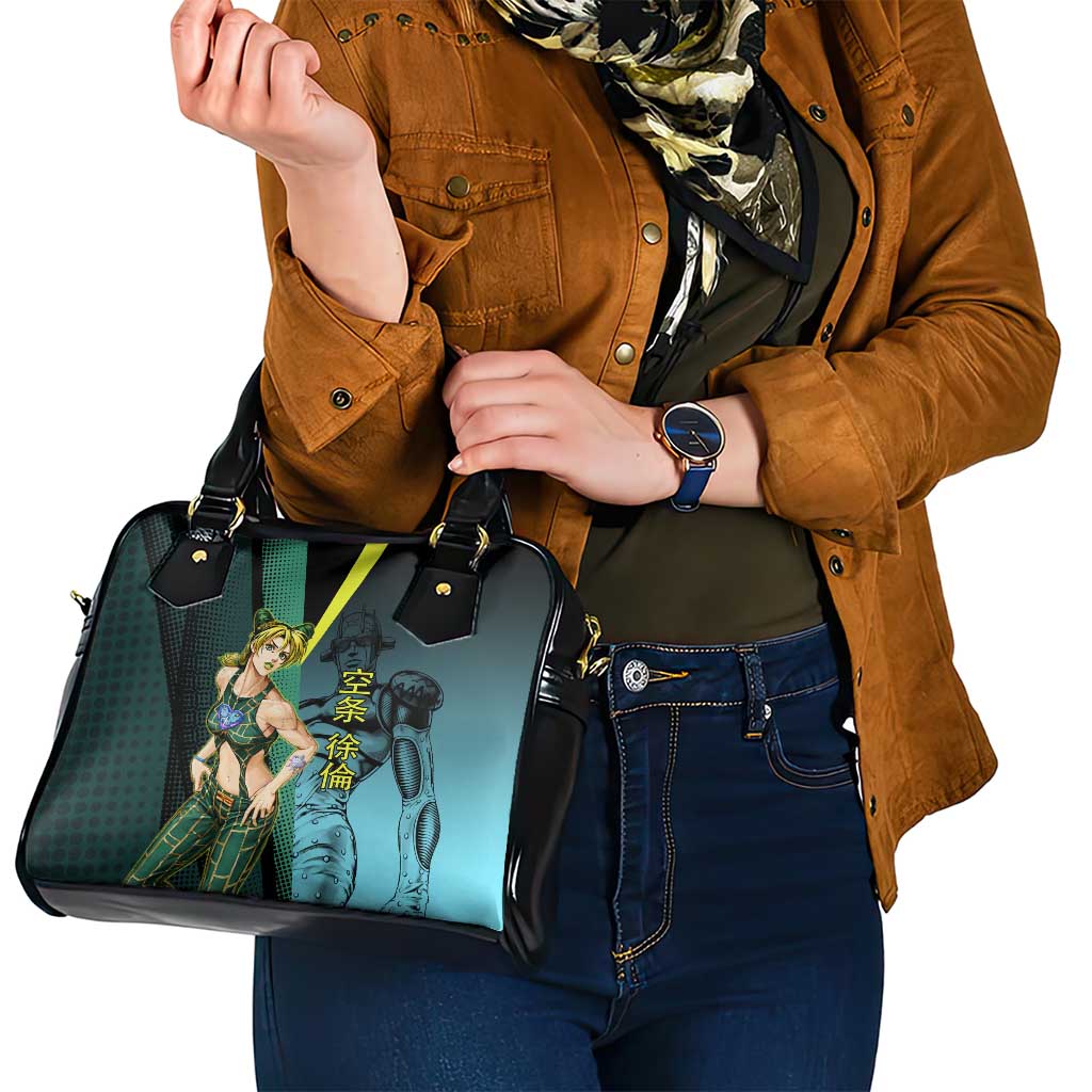 Jolyne Cujoh JoJo’s Bizarre Adventure Shoulder Handbag with Stone Free Stand - The Mazicc