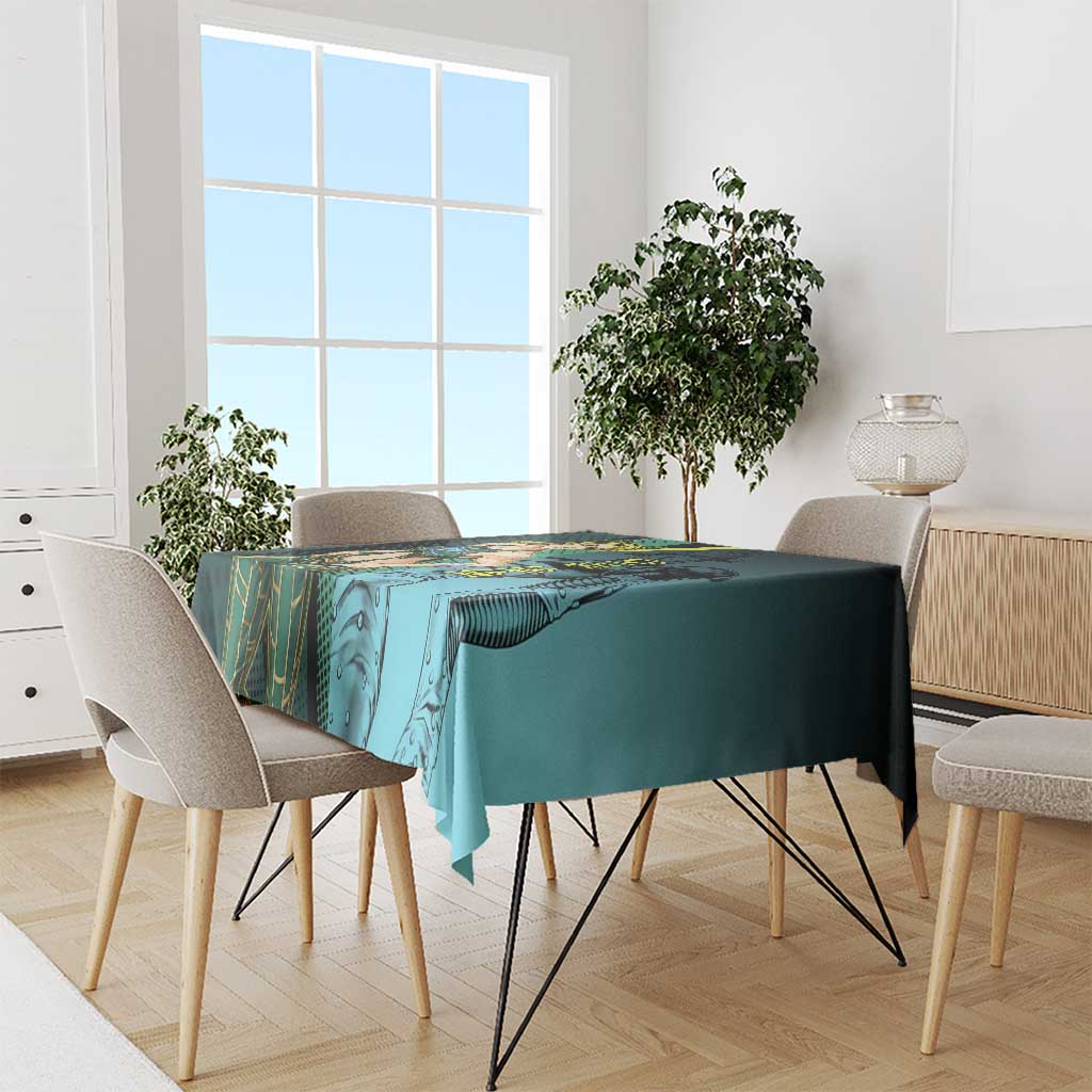 Jolyne Cujoh JoJo’s Bizarre Adventure Tablecloth with Stone Free Stand - The Mazicc