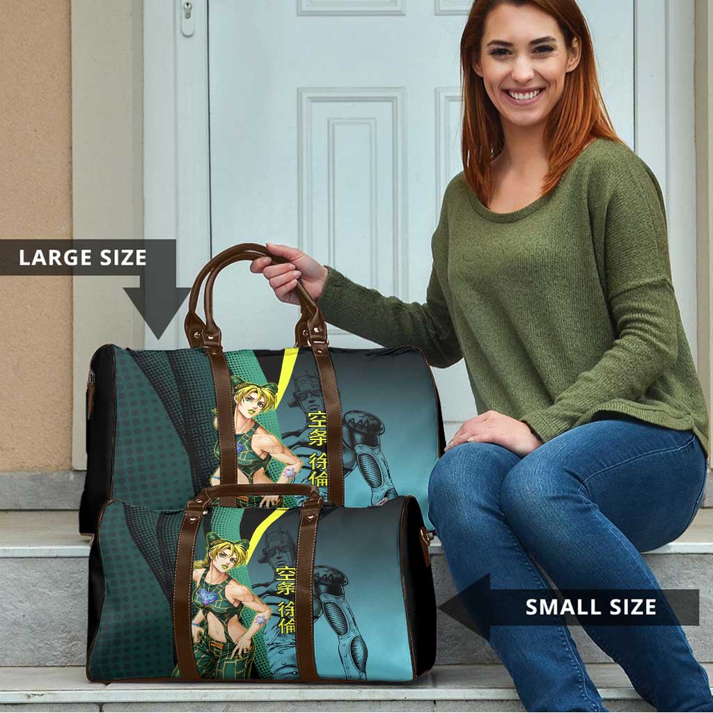 Jolyne Cujoh JoJo’s Bizarre Adventure Travel Bag with Stone Free Stand - The Mazicc