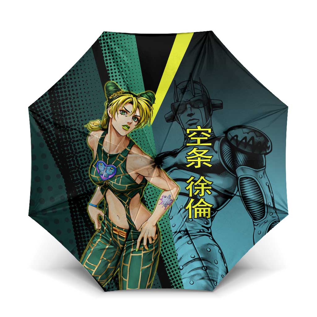 Jolyne Cujoh JoJo’s Bizarre Adventure Umbrella with Stone Free Stand - The Mazicc