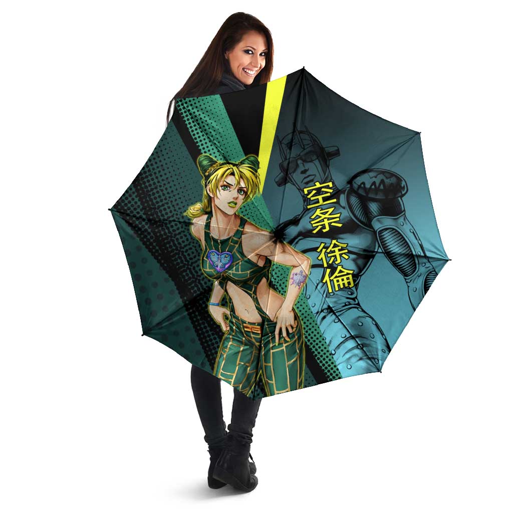 Jolyne Cujoh JoJo’s Bizarre Adventure Umbrella with Stone Free Stand - The Mazicc