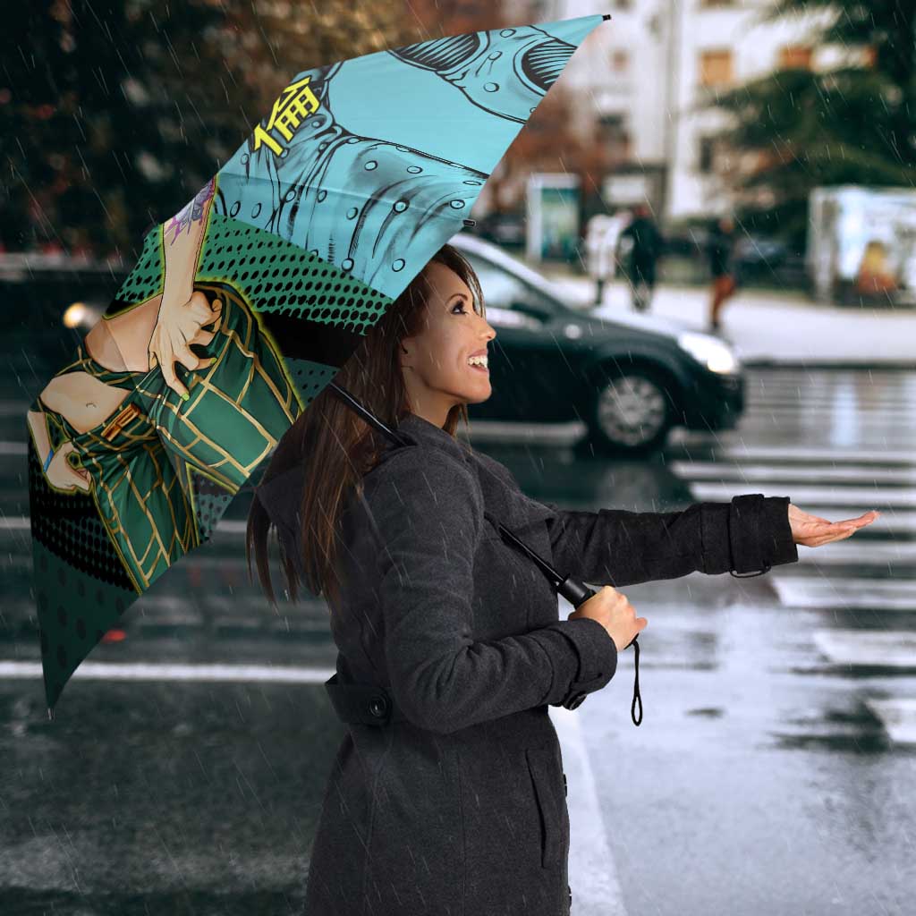 Jolyne Cujoh JoJo’s Bizarre Adventure Umbrella with Stone Free Stand - The Mazicc