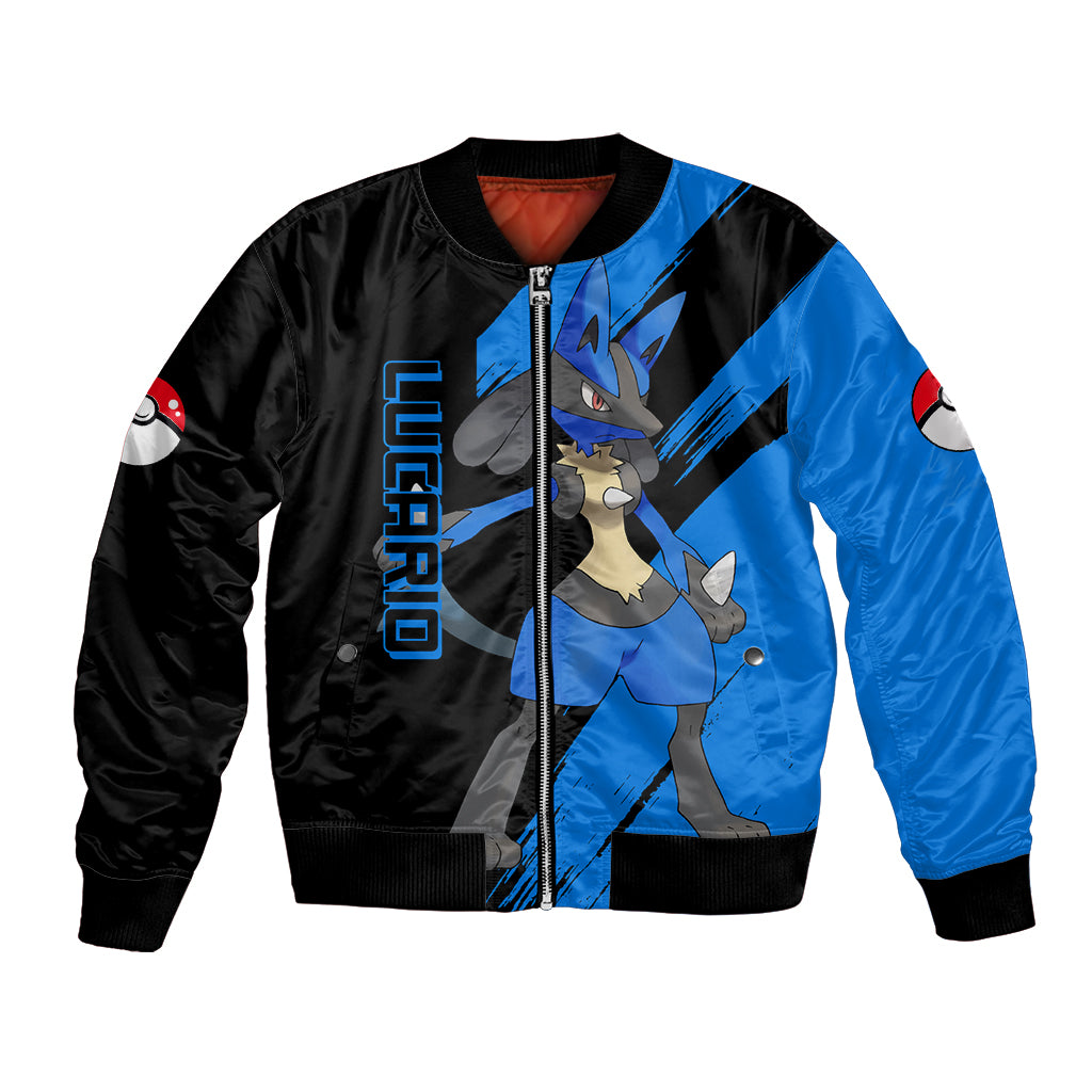 Lucario mix Mega Evolved Bomber Jacket