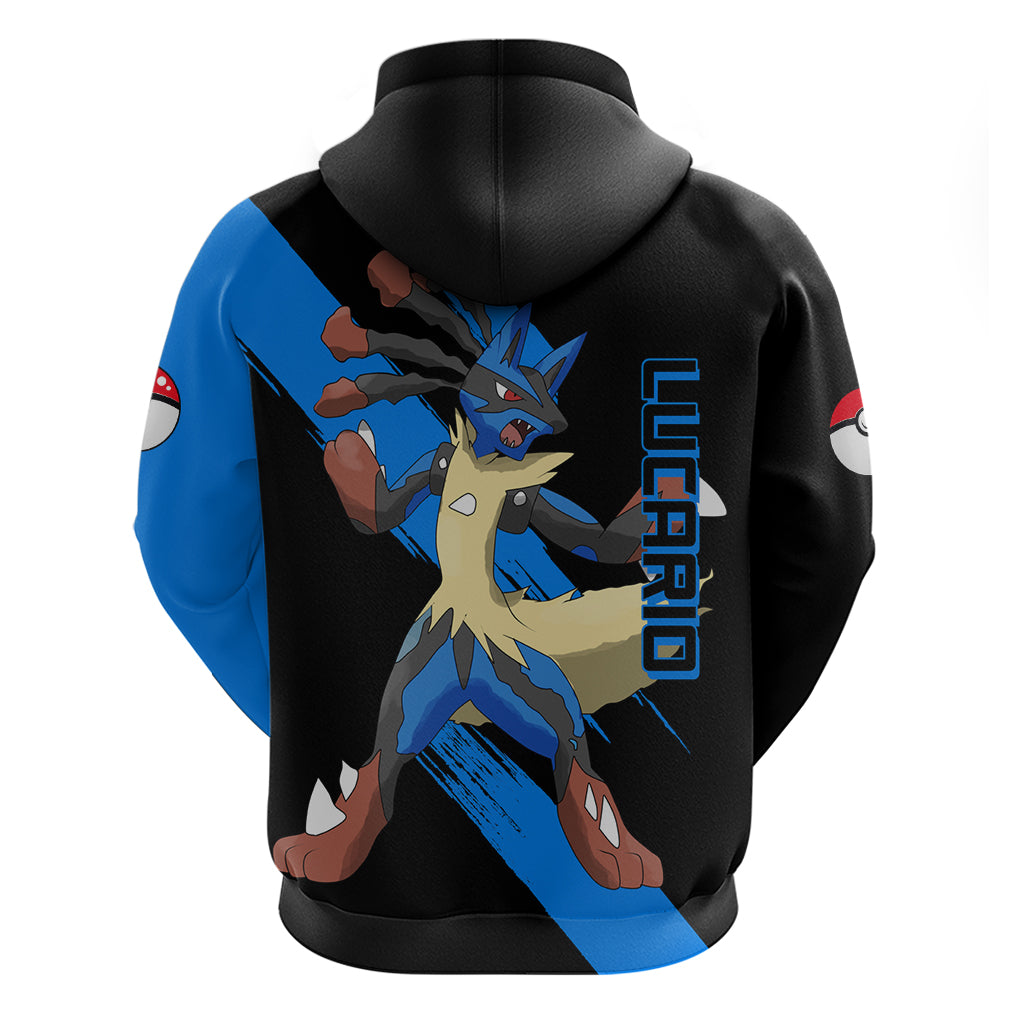 Lucario mix Mega Evolved Hoodie