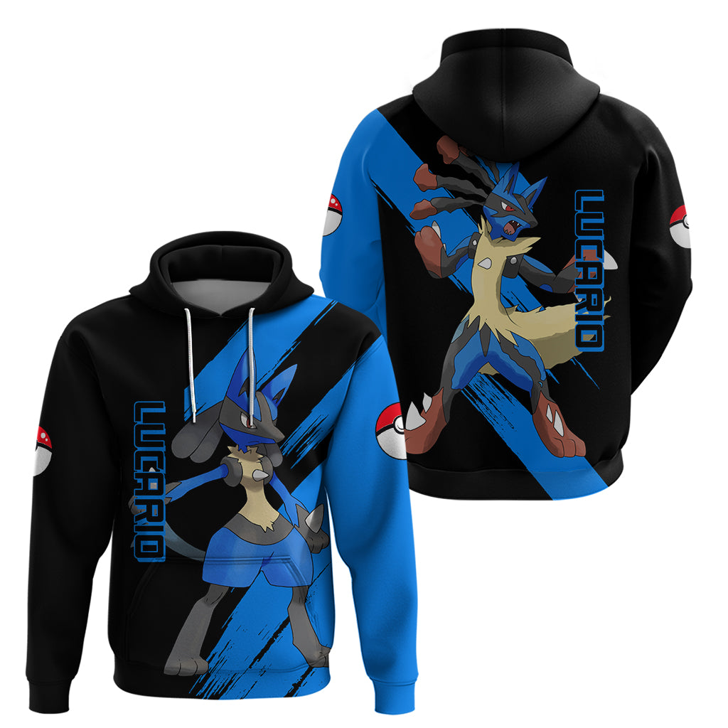 Lucario mix Mega Evolved Hoodie
