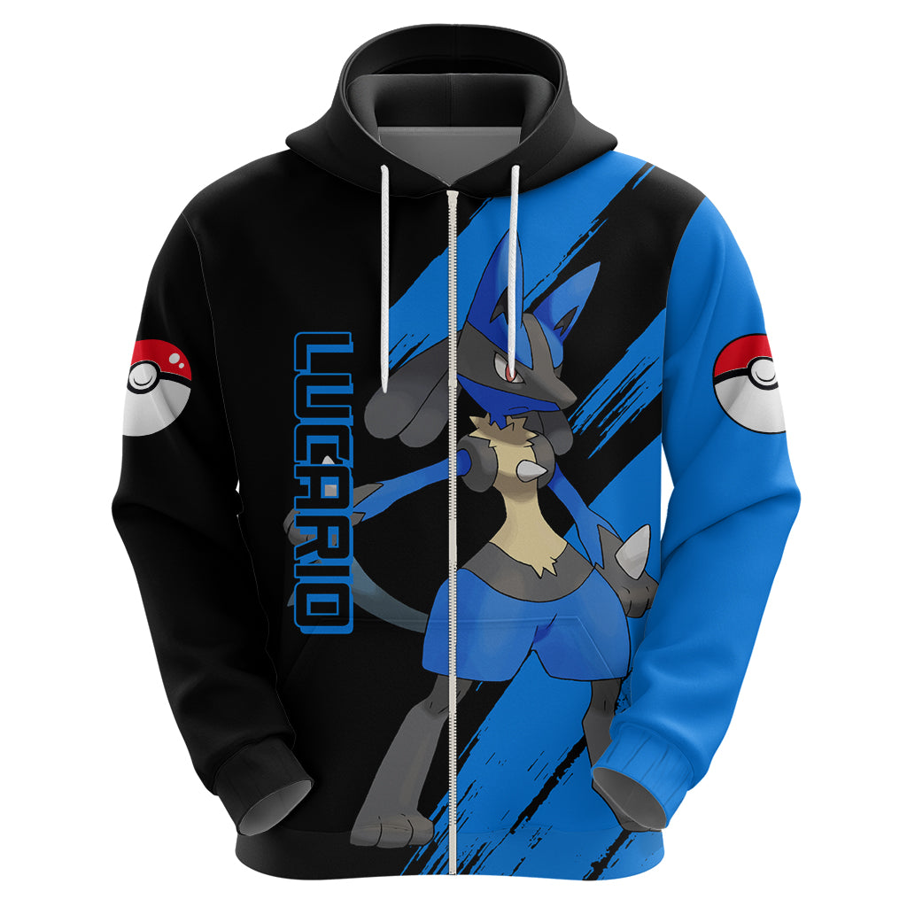 Lucario mix Mega Evolved Hoodie