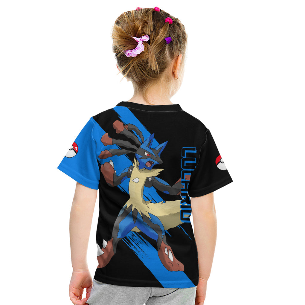 Lucario mix Mega Evolved Kid T Shirt