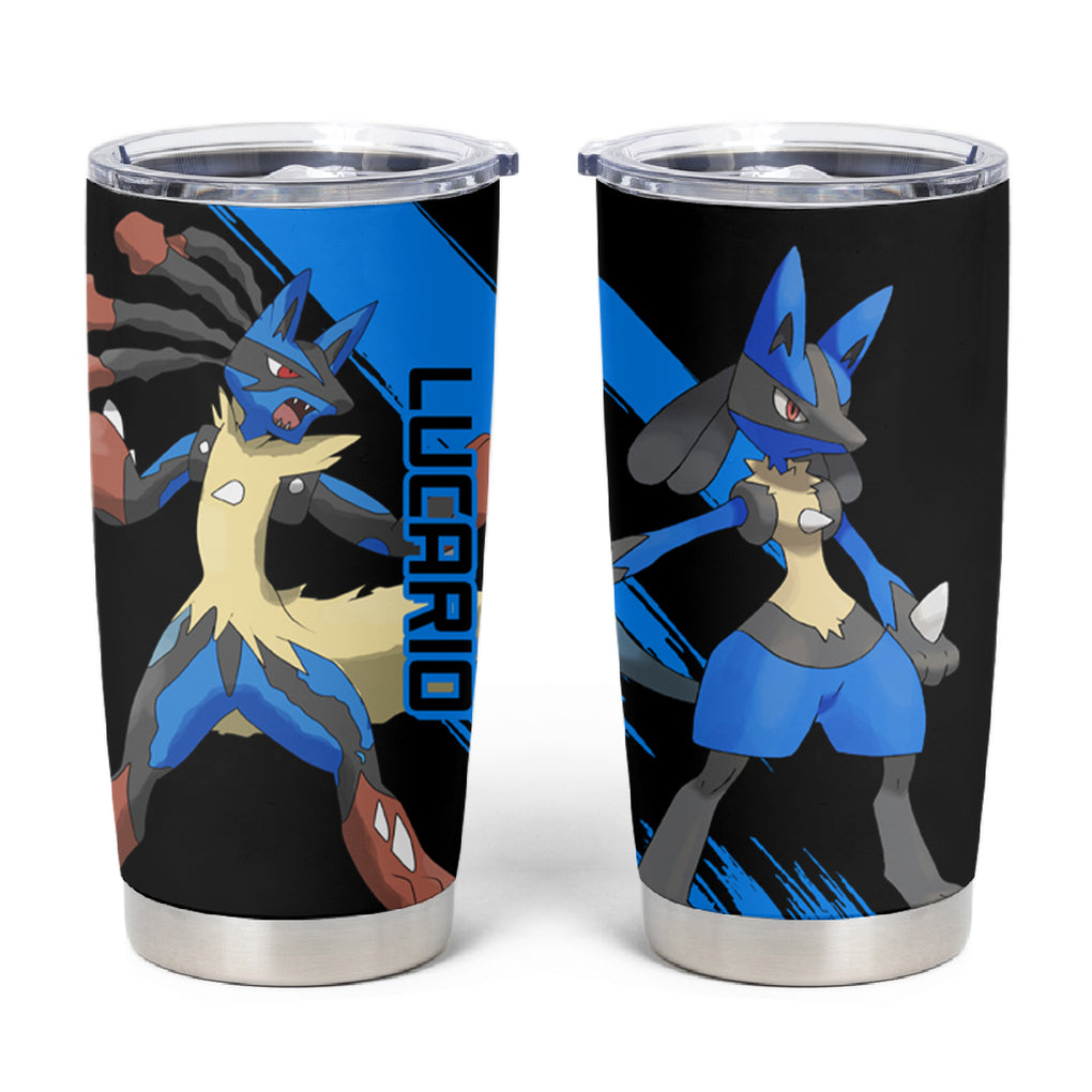 Lucario mix Mega Evolved Tumbler Cup TS04
