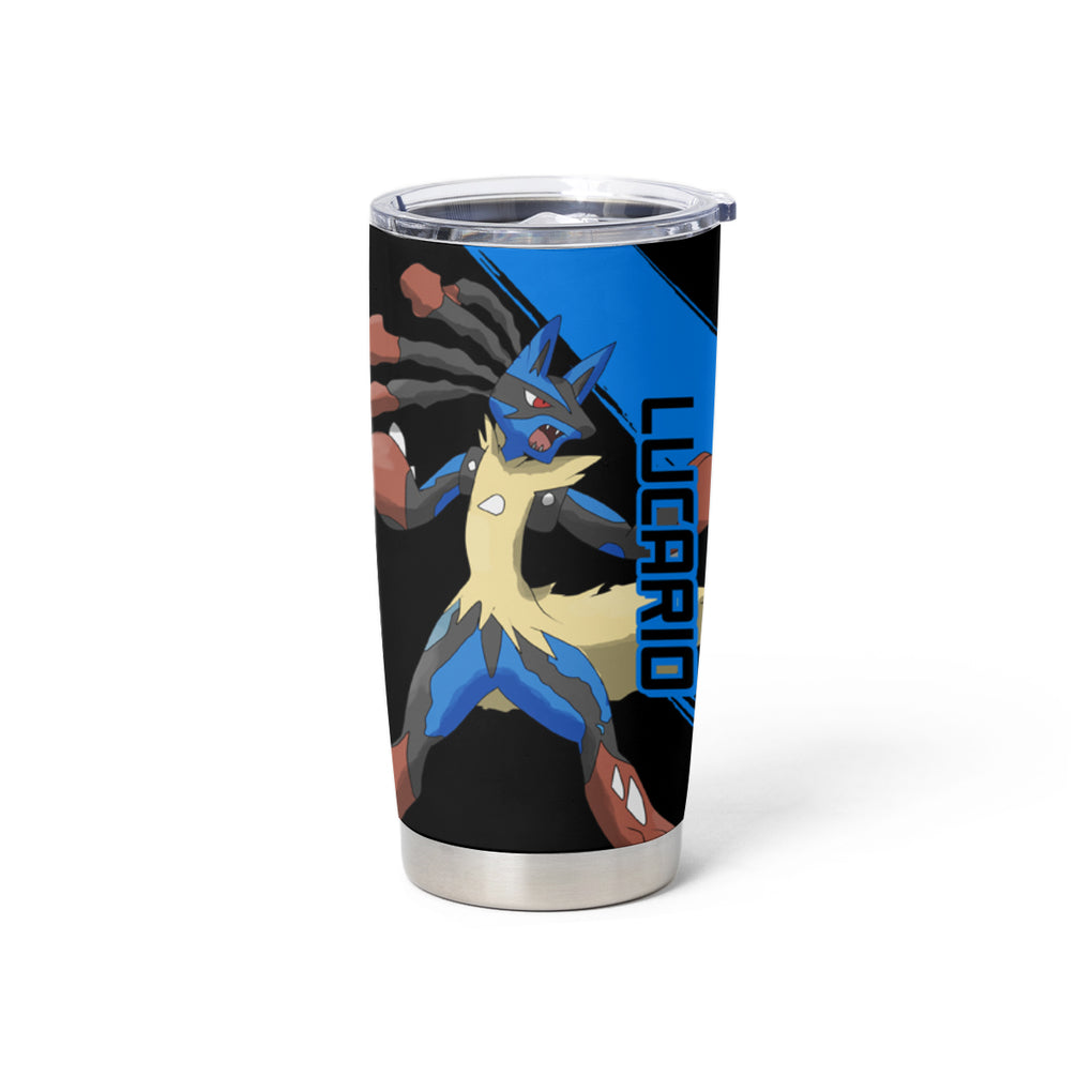 Lucario mix Mega Evolved Tumbler Cup TS04