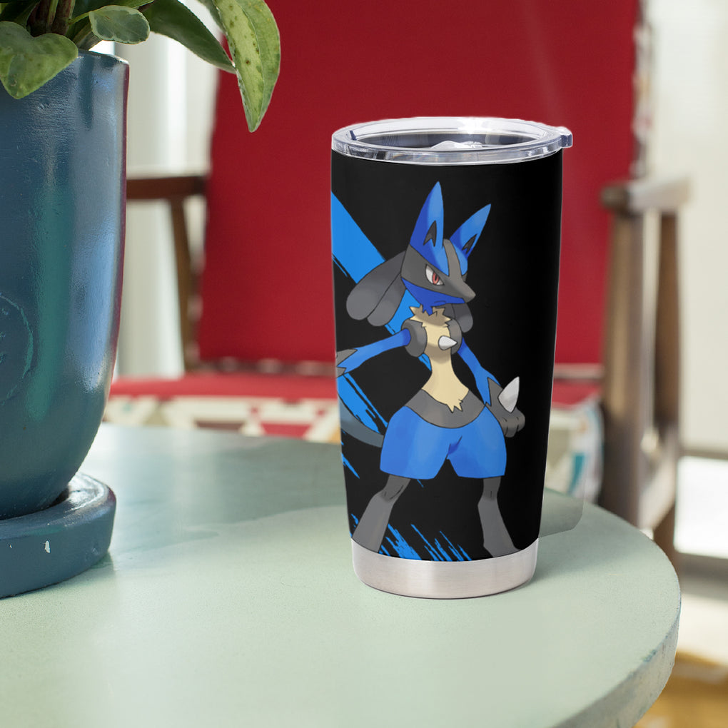 Lucario mix Mega Evolved Tumbler Cup TS04