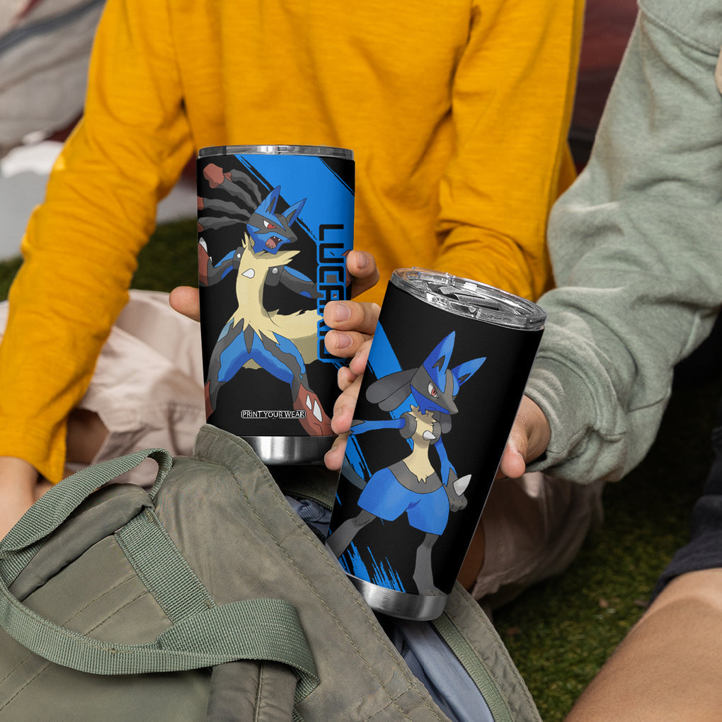 Lucario mix Mega Evolved Tumbler Cup TS04