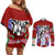 Boa Hancock - One Piece Couples Matching Off Shoulder Short Dress and Long Sleeve Button Shirt Anime Mix Manga Style