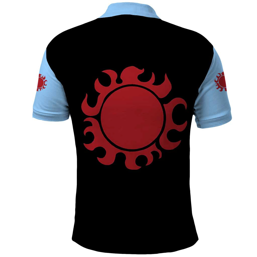 Jinbe - One Piece Polo Shirt Anime Mix Manga Style