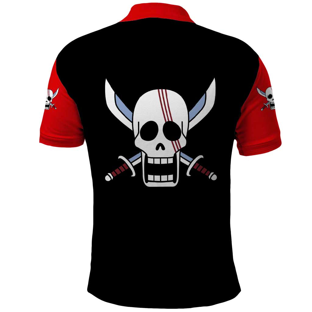 Yonko Shanks - One Piece Polo Shirt Anime Mix Manga Style