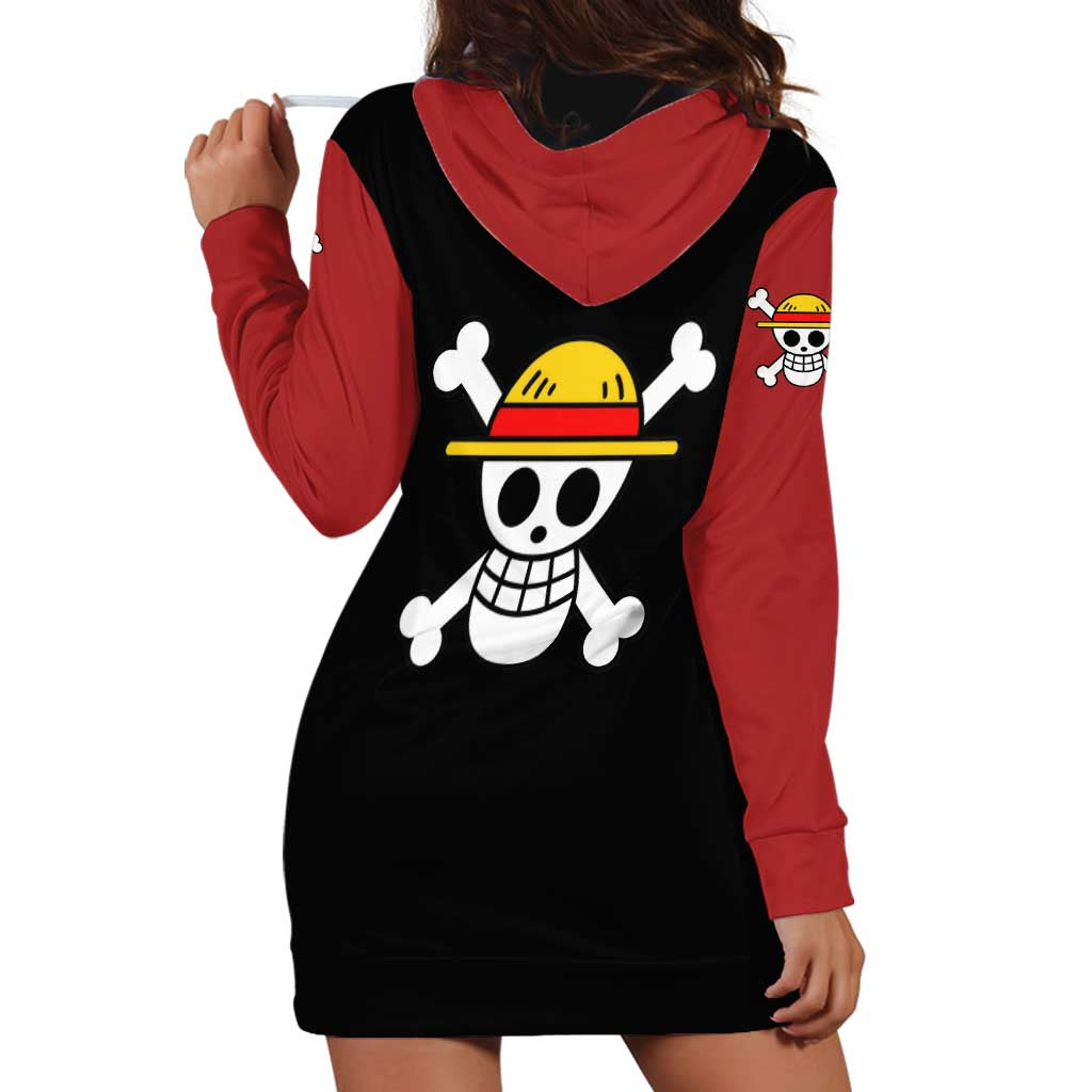 Monkey D. Luffy - One Piece Hoodie Dress Anime Mix Manga Style