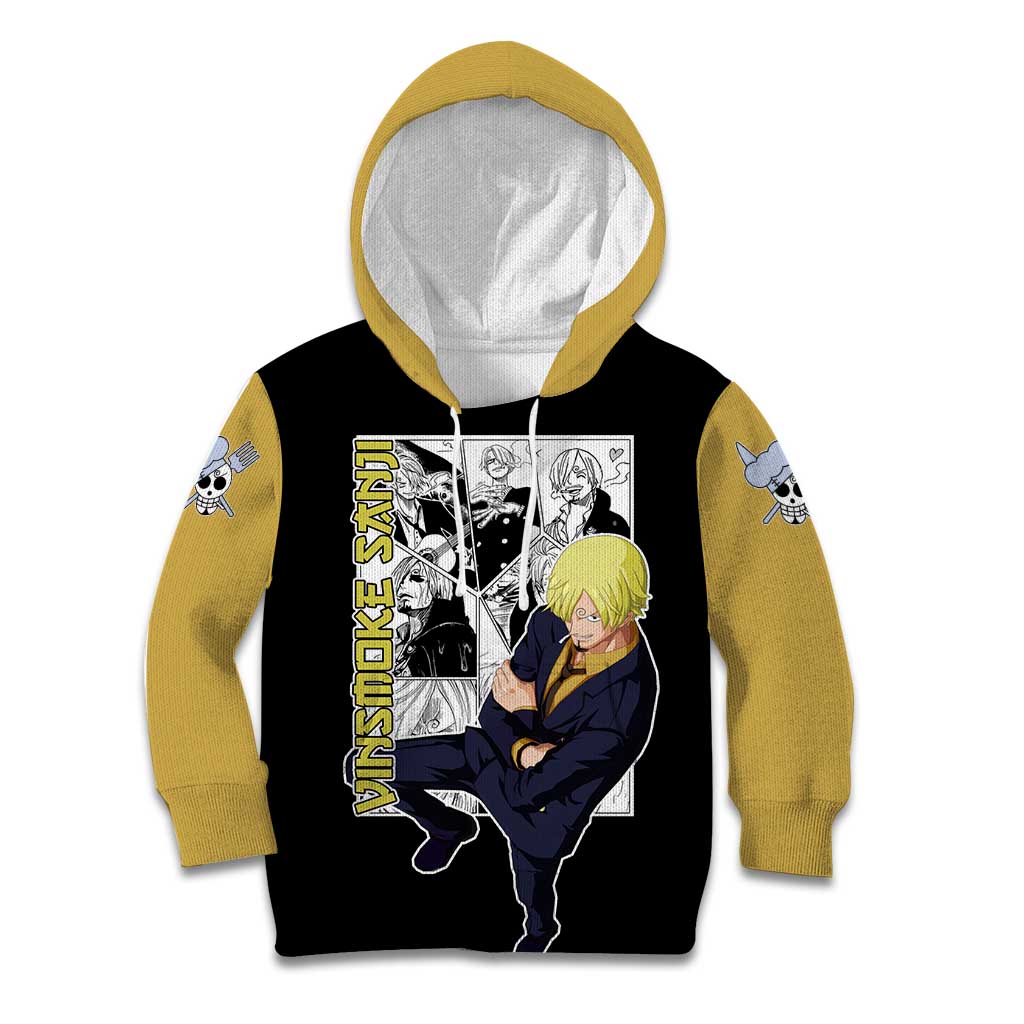 Vin Smoke Sanji - One Piece Kid Hoodie Anime Mix Manga Style
