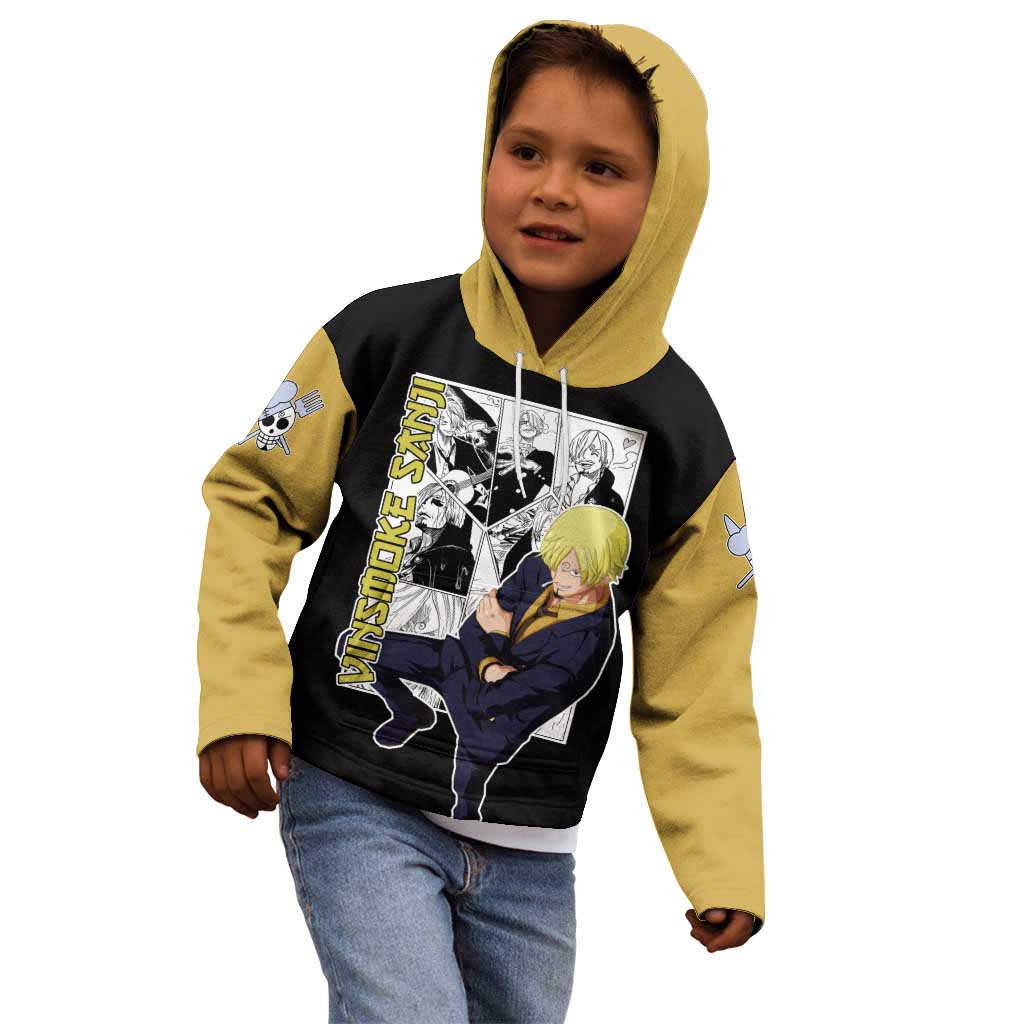 Vin Smoke Sanji - One Piece Kid Hoodie Anime Mix Manga Style