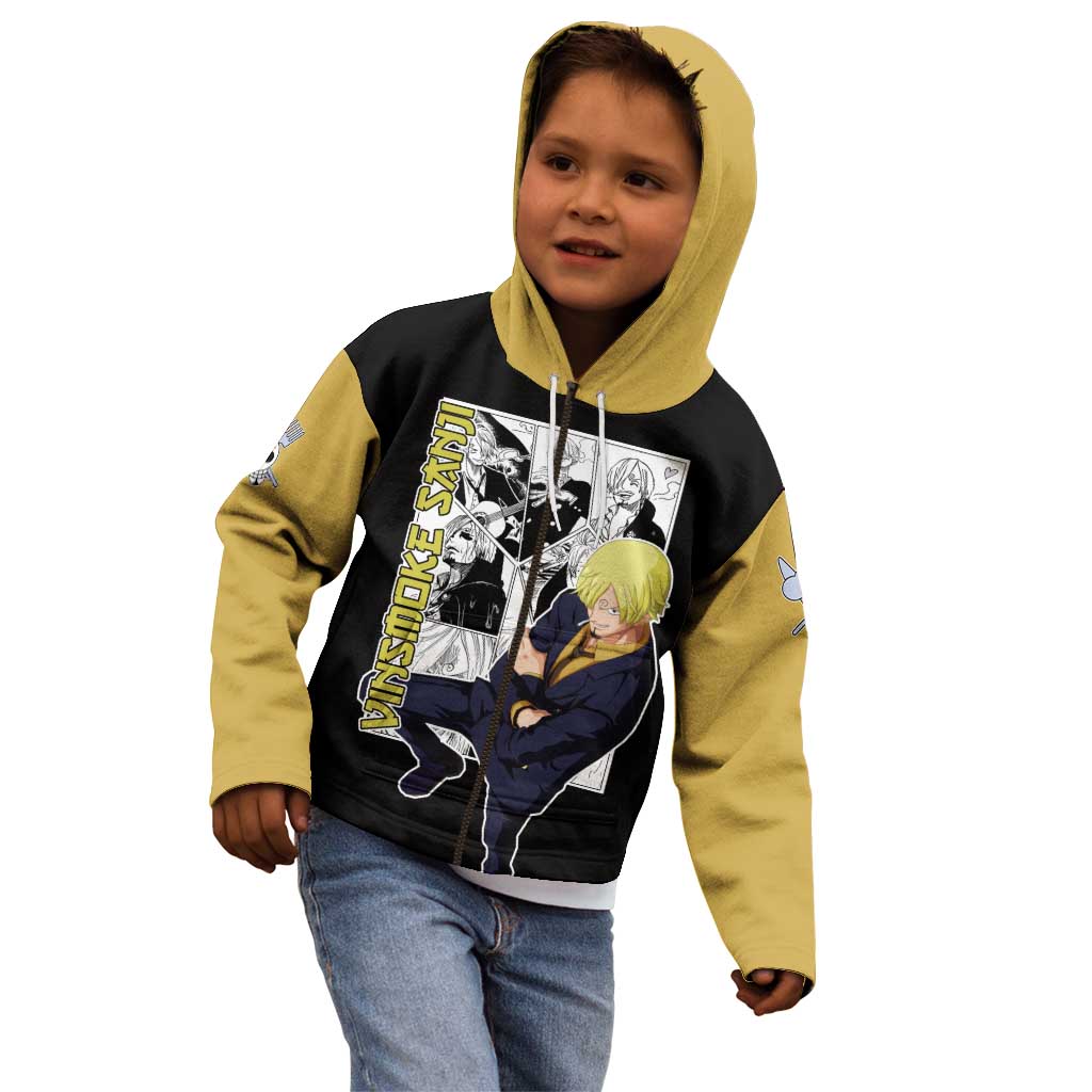 Vin Smoke Sanji - One Piece Kid Hoodie Anime Mix Manga Style