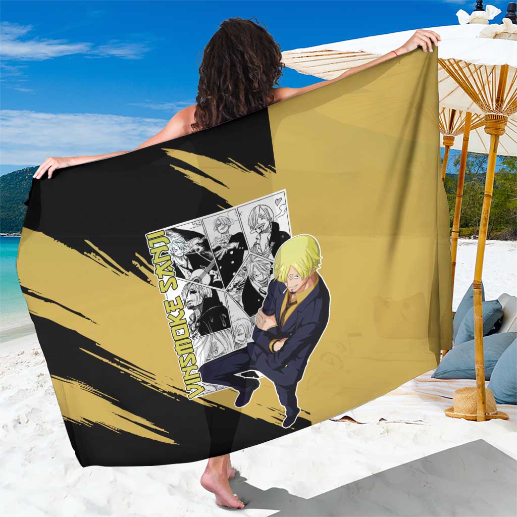 Vin Smoke Sanji - One Piece Sarong Anime Mix Manga Style