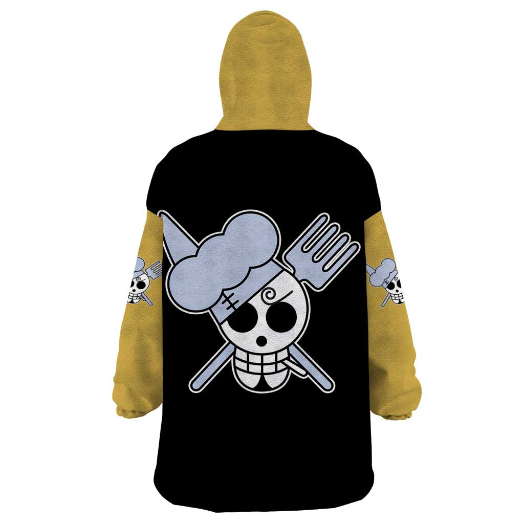 Vin Smoke Sanji - One Piece Wearable Blanket Hoodie Anime Mix Manga Style