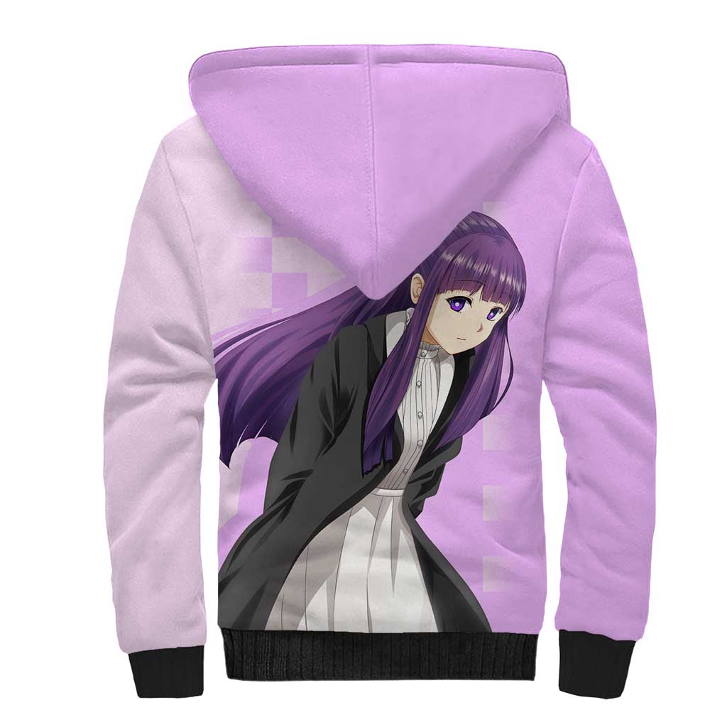 Fern - Frieren Sherpa Hoodie Anime Style
