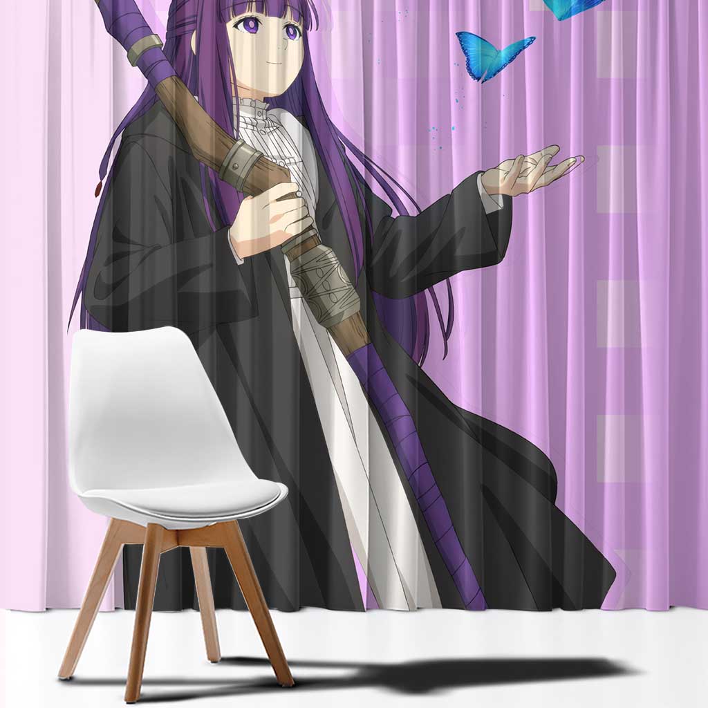 Fern - Frieren Window Curtain Anime Style