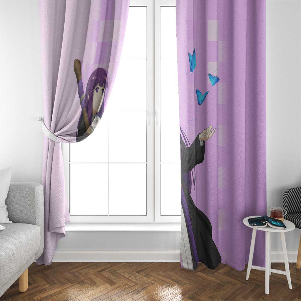Fern - Frieren Window Curtain Anime Style