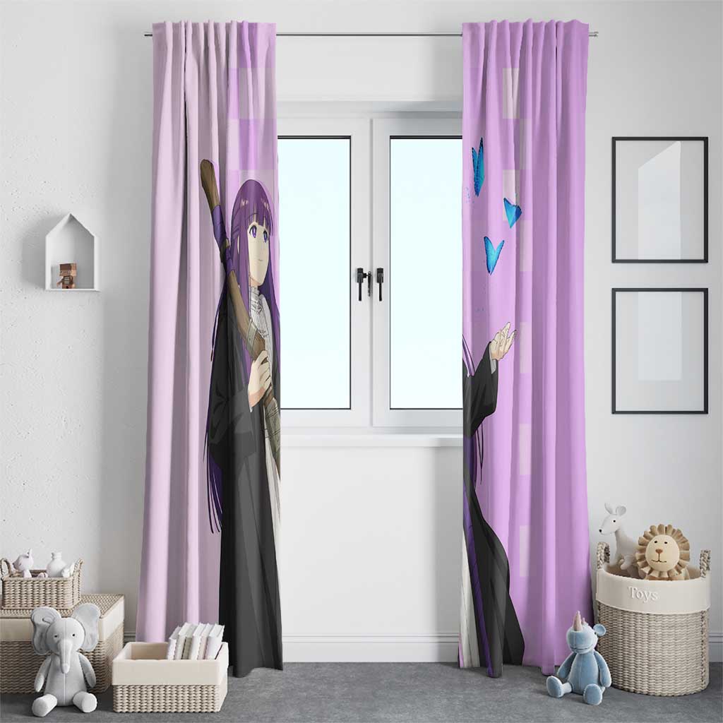 Fern - Frieren Window Curtain Anime Style