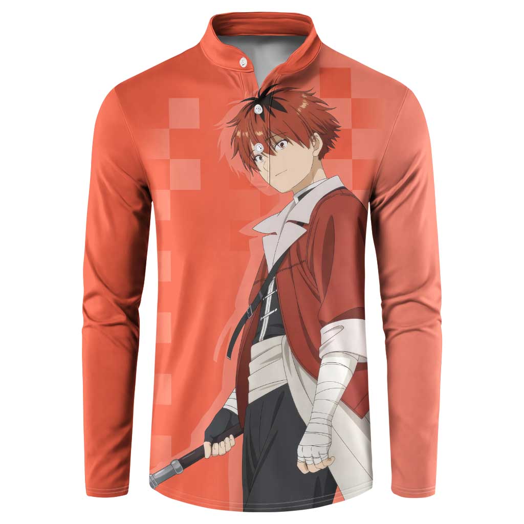 Stark - Frieren Button Sweatshirt Anime Style