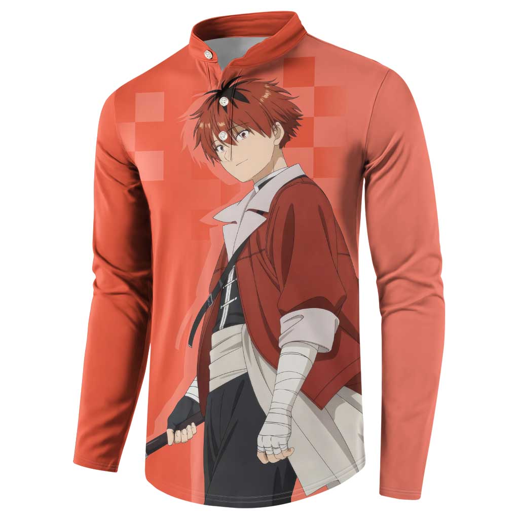 Stark - Frieren Button Sweatshirt Anime Style