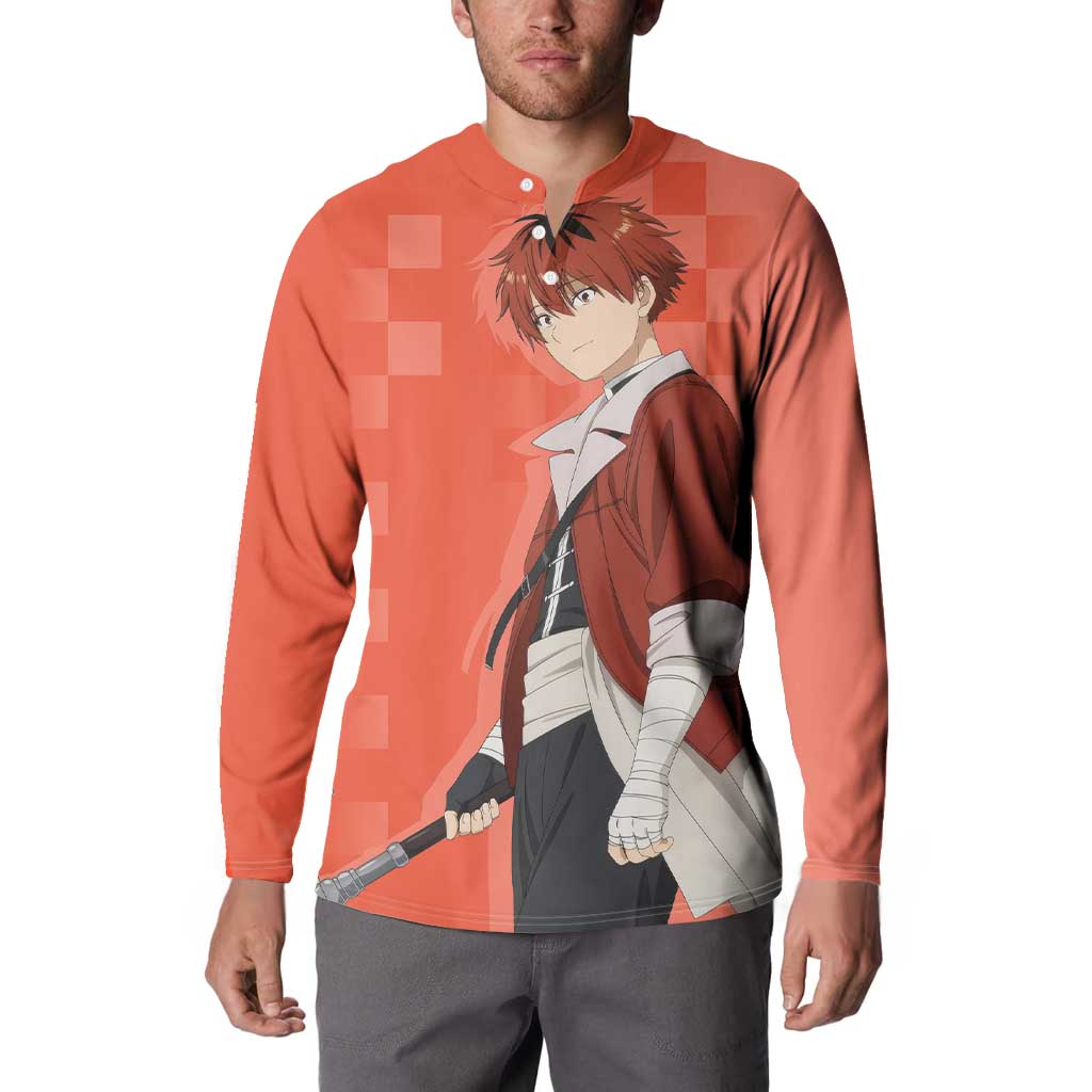 Stark - Frieren Button Sweatshirt Anime Style