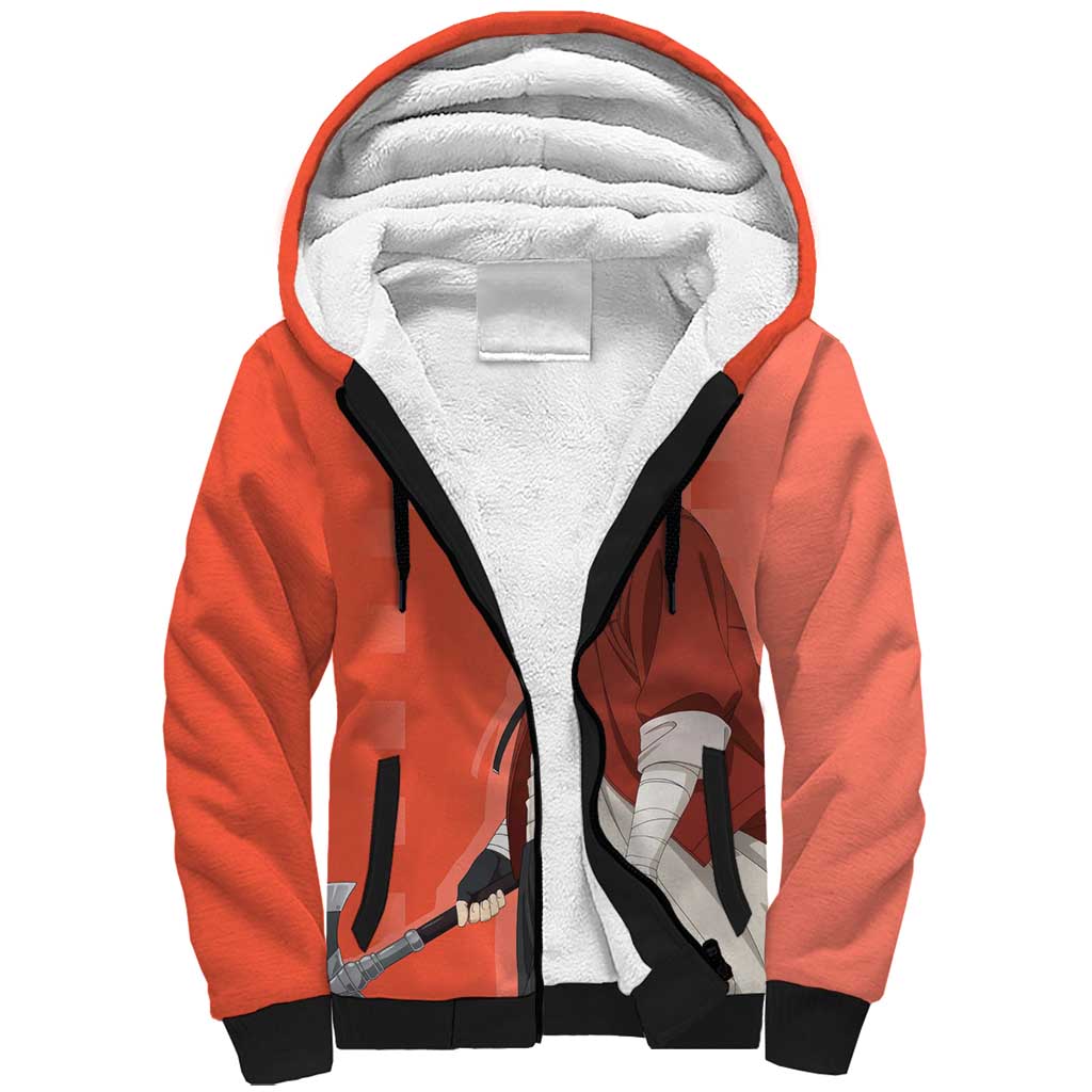 Stark - Frieren Sherpa Hoodie Anime Style