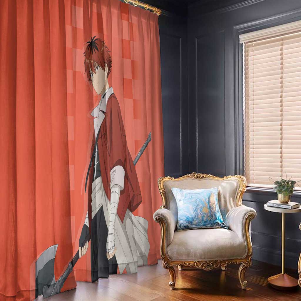 Stark - Frieren Window Curtain Anime Style