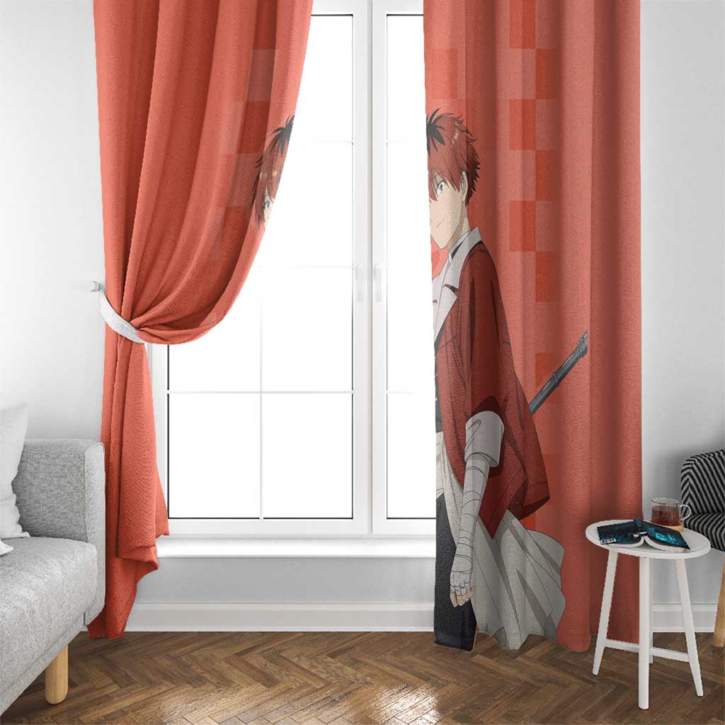 Stark - Frieren Window Curtain Anime Style