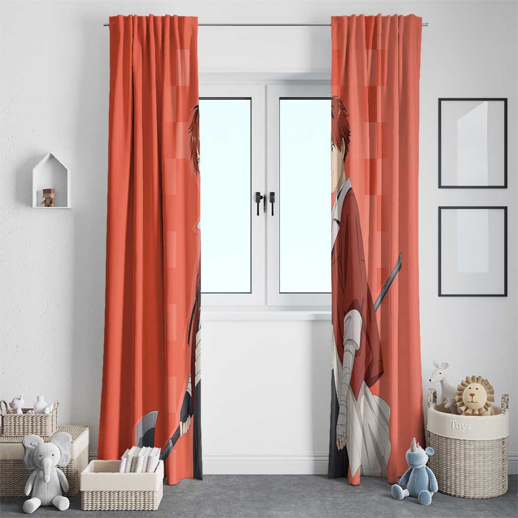 Stark - Frieren Window Curtain Anime Style