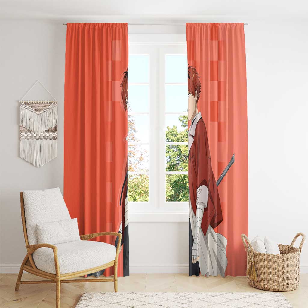 Stark - Frieren Window Curtain Anime Style