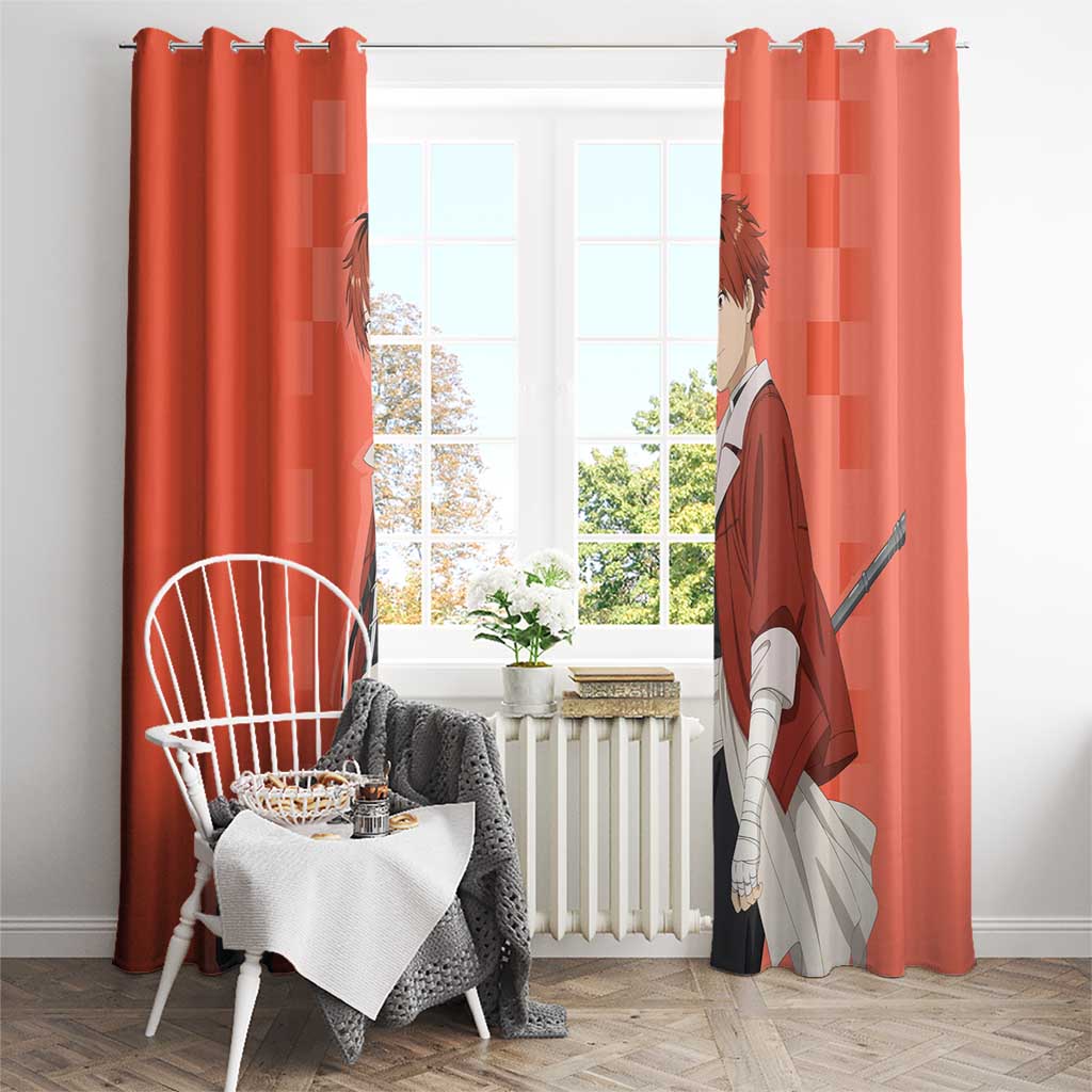 Stark - Frieren Window Curtain Anime Style