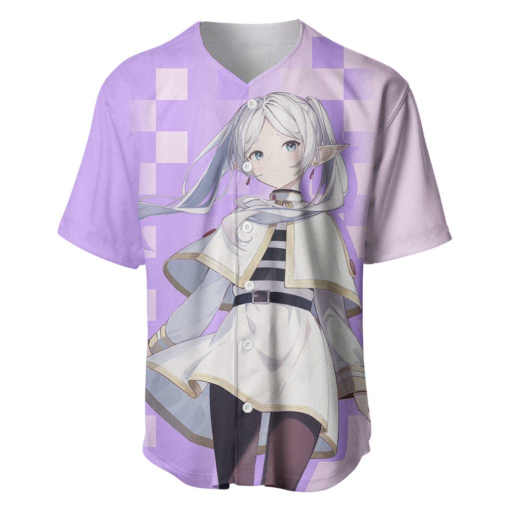 Frieren - Frieren Baseball Jersey Anime Style