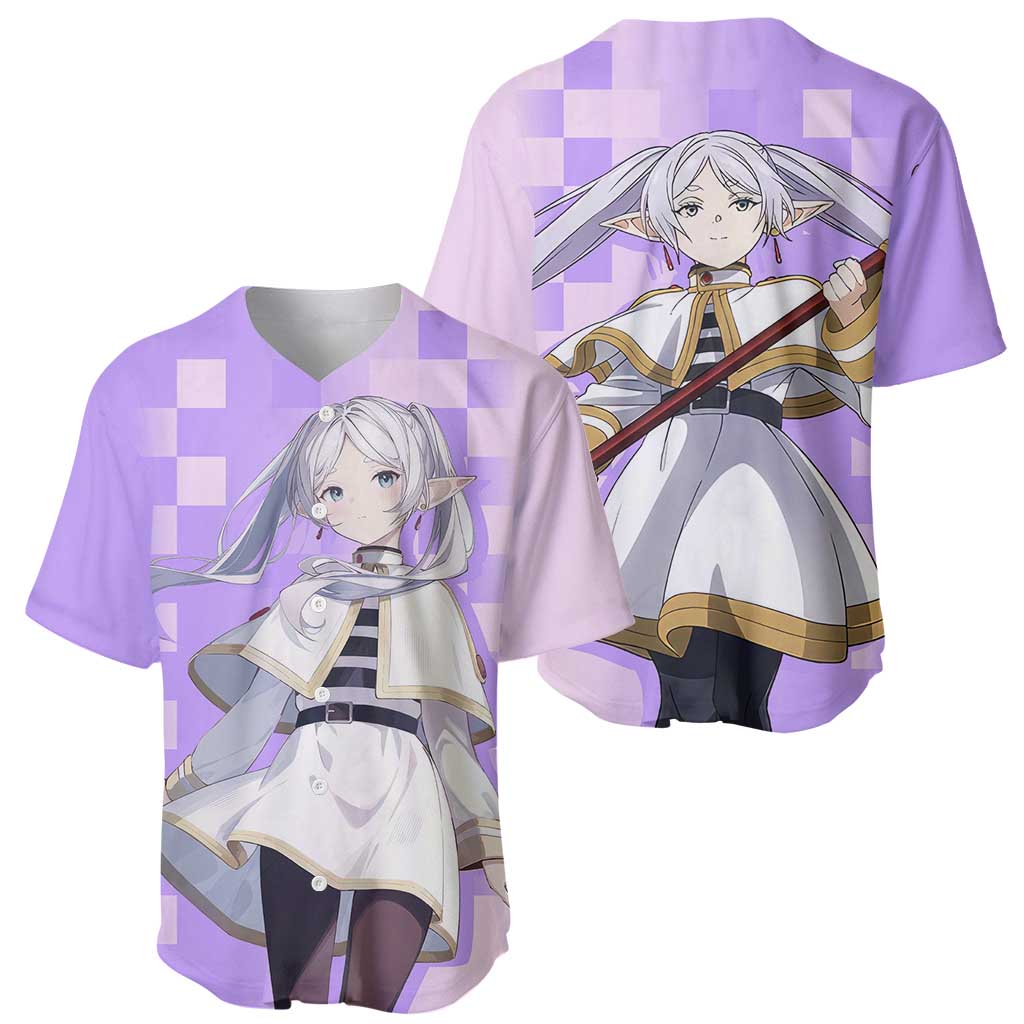 Frieren - Frieren Baseball Jersey Anime Style