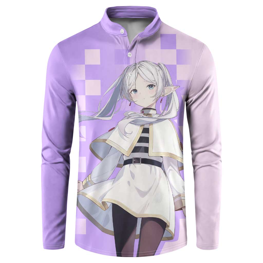 Frieren - Frieren Button Sweatshirt Anime Style