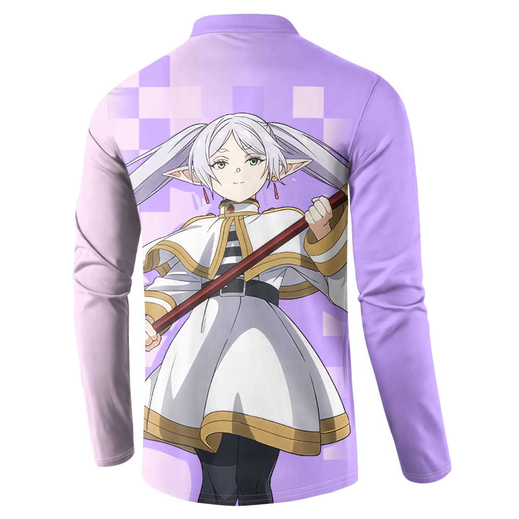 Frieren - Frieren Button Sweatshirt Anime Style