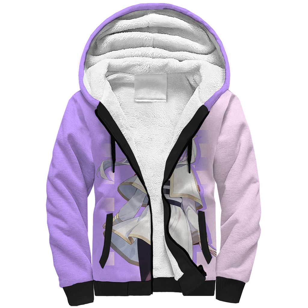 Frieren - Frieren Sherpa Hoodie Anime Style