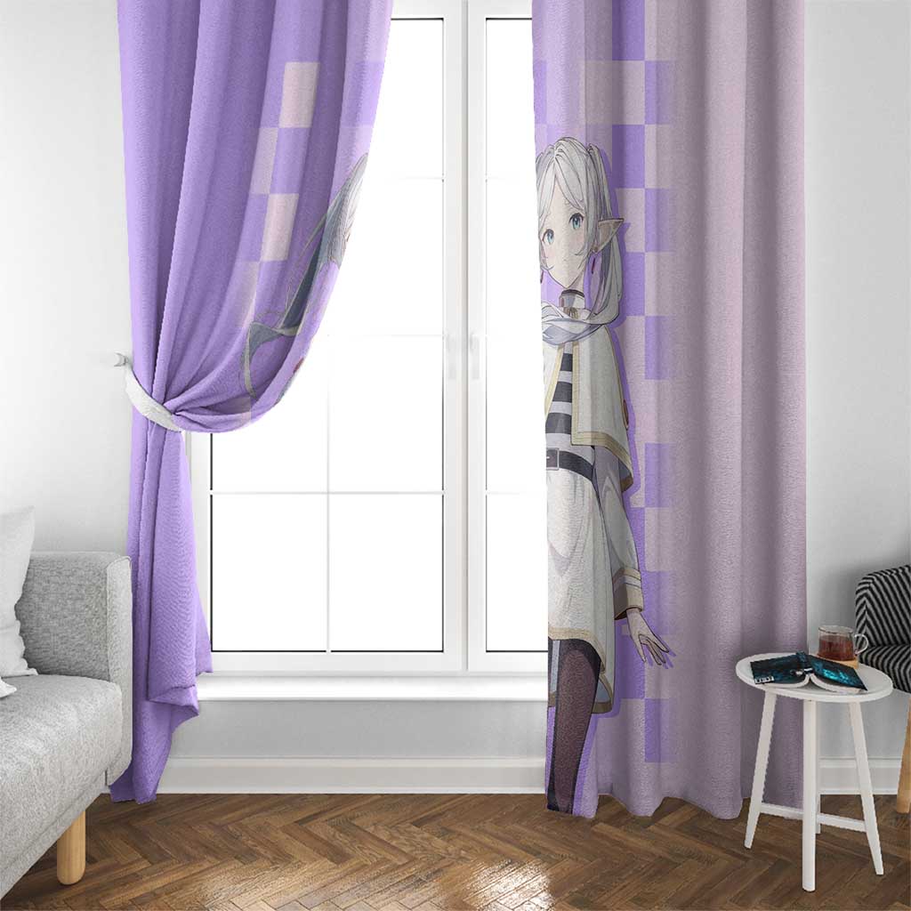 Frieren - Frieren Window Curtain Anime Style