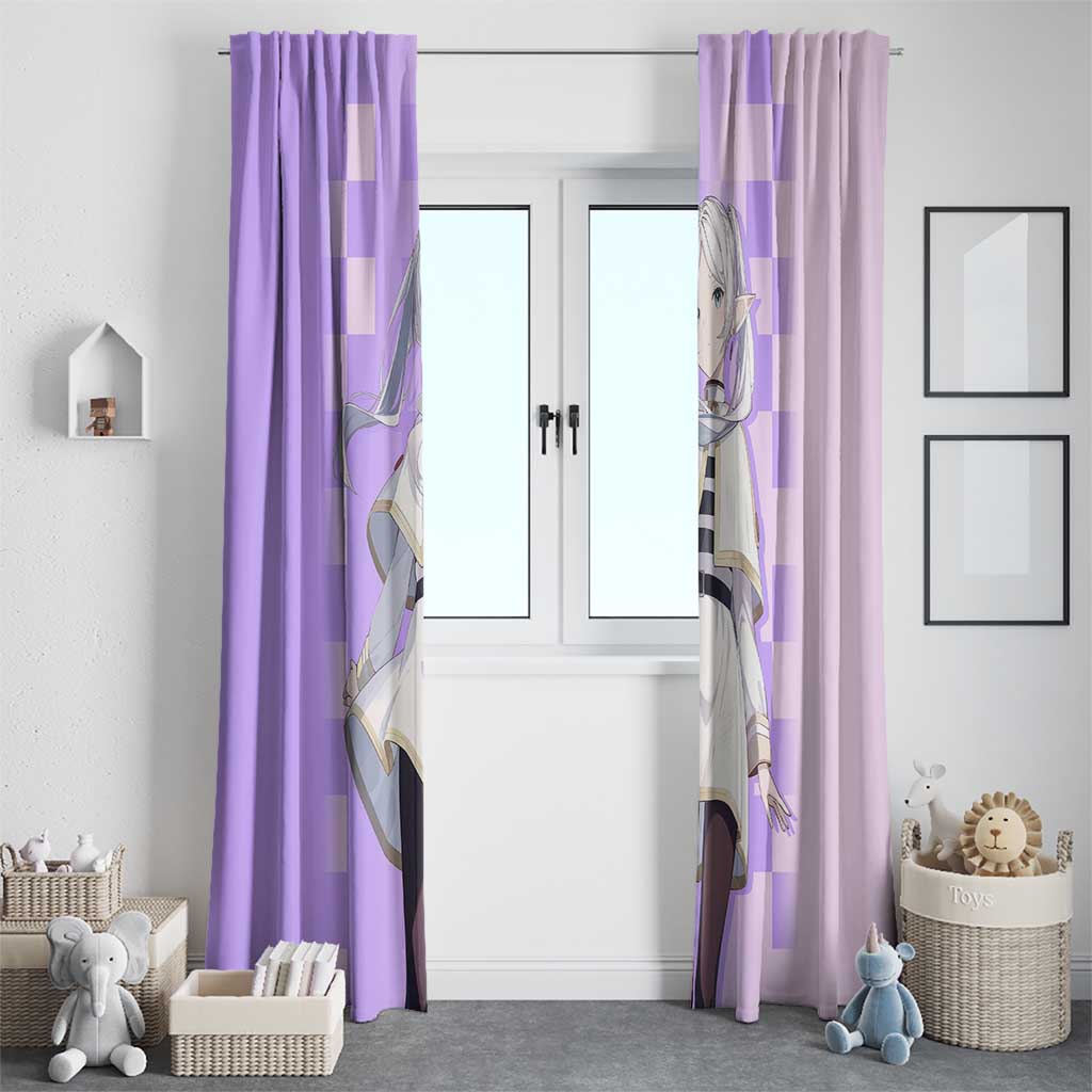 Frieren - Frieren Window Curtain Anime Style